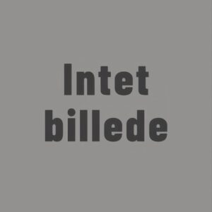 Lerfigur, blåglaseret